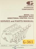 Gresen-Gresen CS, Directional Control Valve, Service and Parts Manual 1980-CS-06